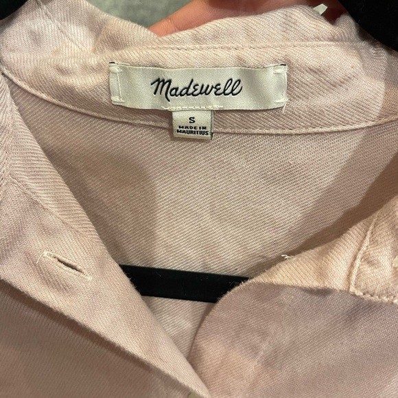 Madewell Light Pink Button-Up Shirt - Picture 4 of 5